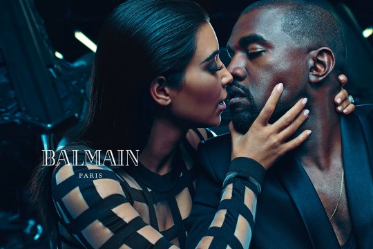 kim-kanye-balmain-ss15-campaign