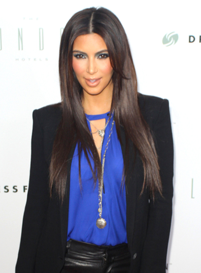 kim-kardashian-long-layered-straight-chic-hairstyle