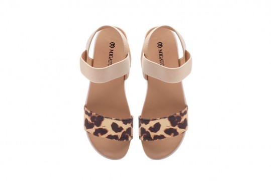 Πέδιλα με leopard print Migato