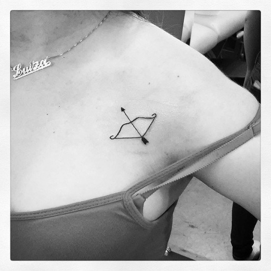 Bow-Arrow-small-tattoo