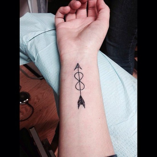arrow-infinity-tattoo
