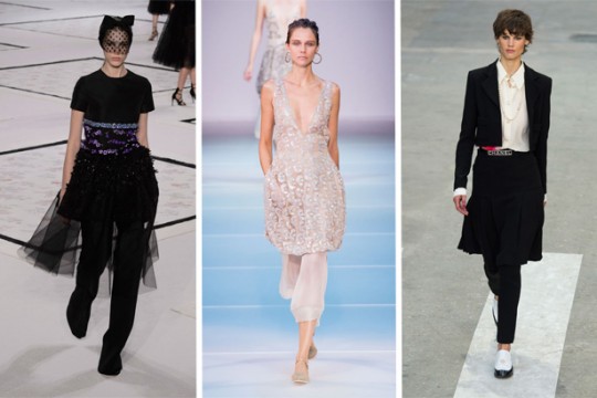Giambattista Valli, Giorgio Armani, Chanel Spring 2015 ready-to-wear collections