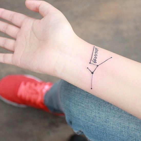 Cute-Constellation-star-tattoo
