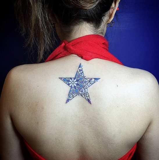 Mandala-star-tattoo