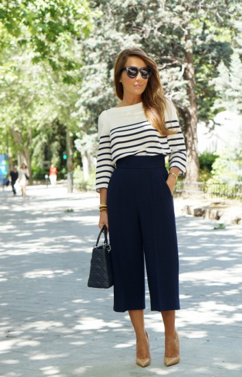 navy look