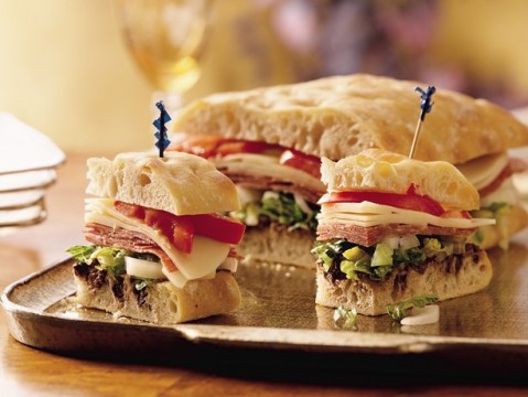Σάντουιτς με ψωμί Τσιαπάτα