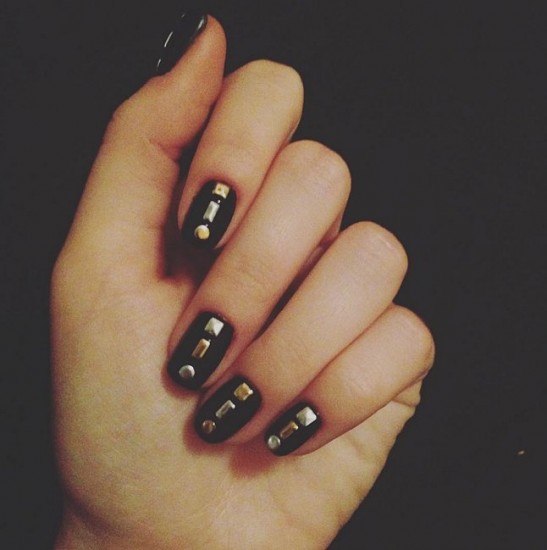 grunge nail art