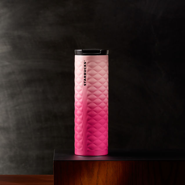 Starbucks Quilted Stainless Steel PinkTumbler_473ml