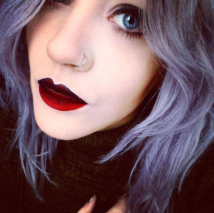 two toned lips