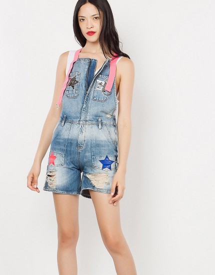 MADWALK DENIM PLAYSUIT