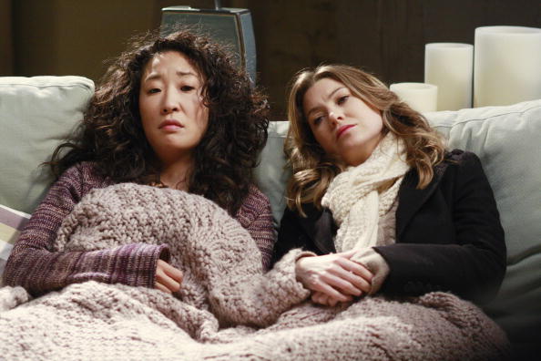 UNITED STATES - FEBRUARY 05: GREY'S ANATOMY - "I Will Follow You into the Dark" - After learning at a deposition that more of his patients have died than survived, Derek decides to quit, even as Meredith refuses to give up on him. Meanwhile Bailey and the Chief continue to bicker over her peds fellowship -- until Adele steps in to mediate -- and Izzie's interns discover something unsettling on a "patient x," unaware that the charts they're looking at are actually Izzie's, on "Grey's Anatomy," THURSDAY, MARCH 12 (9:00-10:02 p.m., ET) on the ABC Television Network. (Photo by Ron Tom/ABC via Getty Images)