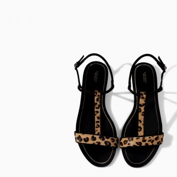 sandale leopard zara
