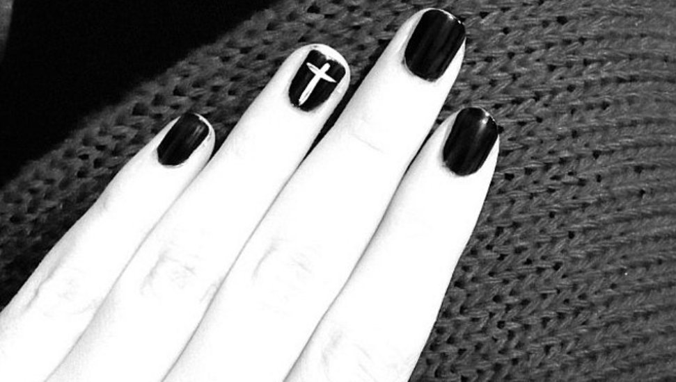 grunge nail art