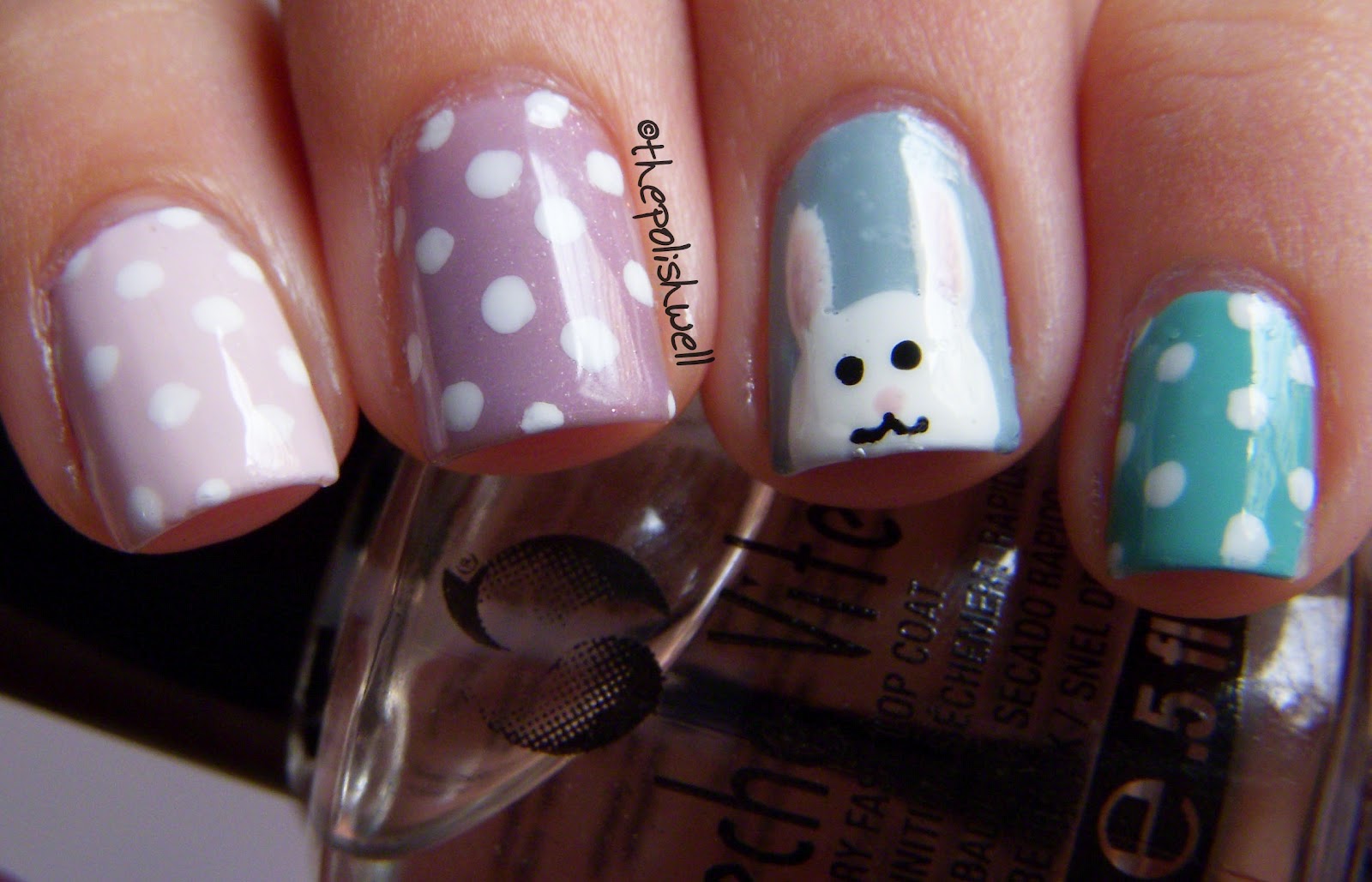 nailart-easter-polkadot-bunny06