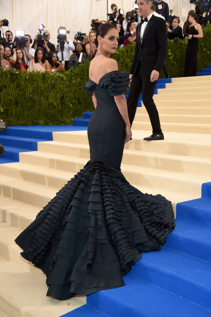 NEW YORK, NY - MAY 01:  Katie Holmes attends the "Rei Kawakubo/Comme des Garcons: Art Of The In-Between" Costume Institute Gala at Metropolitan Museum of Art on May 1, 2017 in New York City.  (Photo by Dimitrios Kambouris/Getty Images)