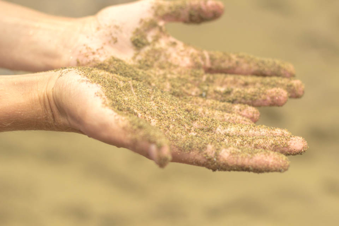sand-hands