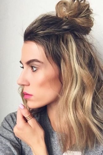 trend-stalk-the-half-up-bun-40-photos-2017-hairstyle-guru-regarding-half-bun-hairstyle