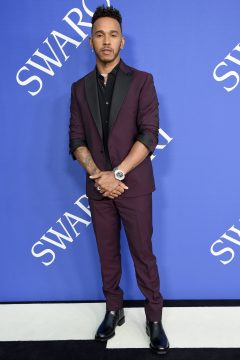 NEW YORK, NY - JUNE 04:  Lewis Hamilton attends the 2018 CFDA Fashion Awards at Brooklyn Museum on June 4, 2018 in New York City.  (Photo by Kevin Mazur/WireImage)