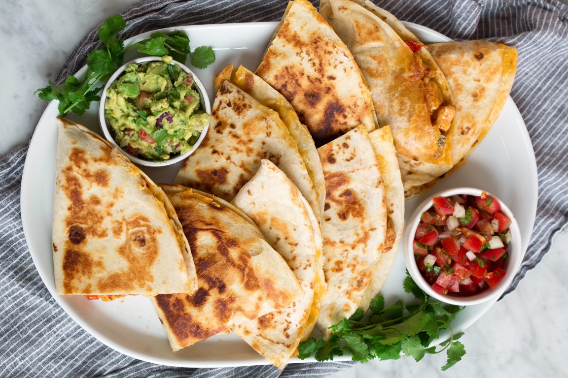 quesadillas