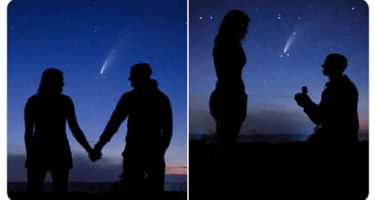 πρόταση γάμου κομήτης