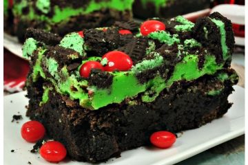 grinch brownies