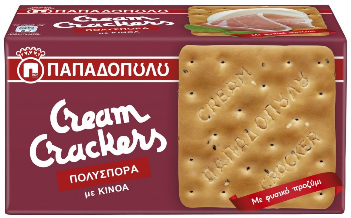 Cream Crackers πολύσπορα